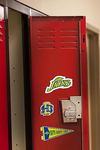 Image of South Dakota State University 9ct Vinyl Large Deluxe Stickers Variety Pack - Laptop, Water Bottle, Scrapbooking, Tablet, Skateboard, Indoor /Outdoor - Set of 9
