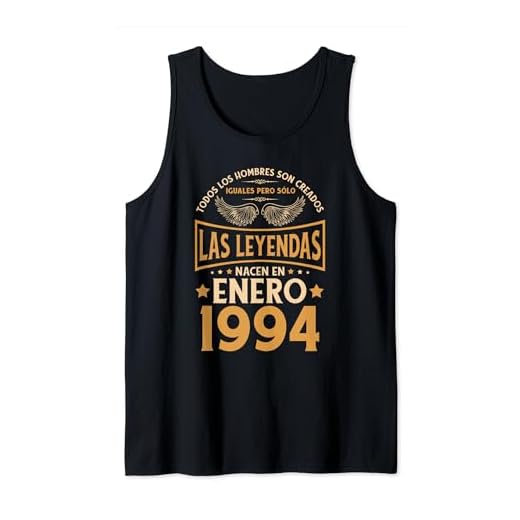 Cumpleaños Hombre Regalos Las Leyendas Enero 1994 Camiseta sin Mangas