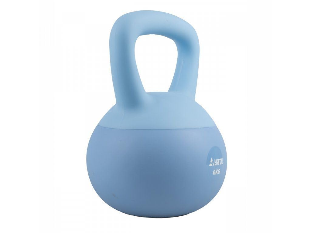 Yate Soft Kettlebell – obciążnik treningowy z ergonomicznym uchwytem i miękkim wypełnieniem – hantle miękkie 2 kg – 8 kg Kettle Bell (6 kg)