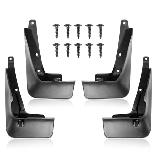 Image of 2021 Highlander Mud Flaps Mud Guards Compatible with Toyota Highlander 2021-2024 Splash Guard No Drilling Required All Weather Mudflaps(Set of 4)
