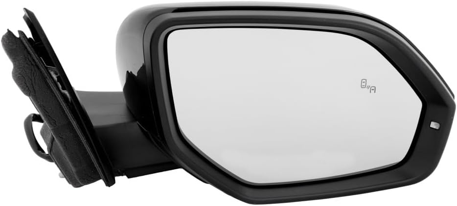 For Volkswagen Atlas 2019 2020 Door Mirror Passenger Side | Power Glass | Heated | With Blind Spot Detection | Paint to Match | Replacement For VW1321177 | 191275880982, 3CN857508AG9B9
