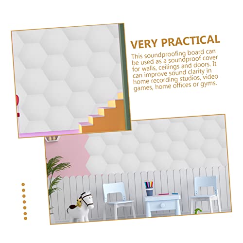 Garneck Paneles Acústicos de Pared 6 unidades para absorción de sonido e insonorización para grabación, gimnasios y escuelas miniatura 7