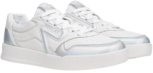 REPLAY Damen OYZONE W Blink Sneaker, 3419 Iridescent White, 39 EU