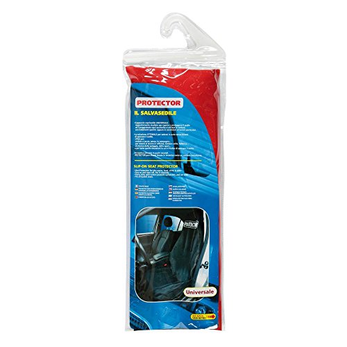 Funda protectora de asiento delantero individual textil para coche 3