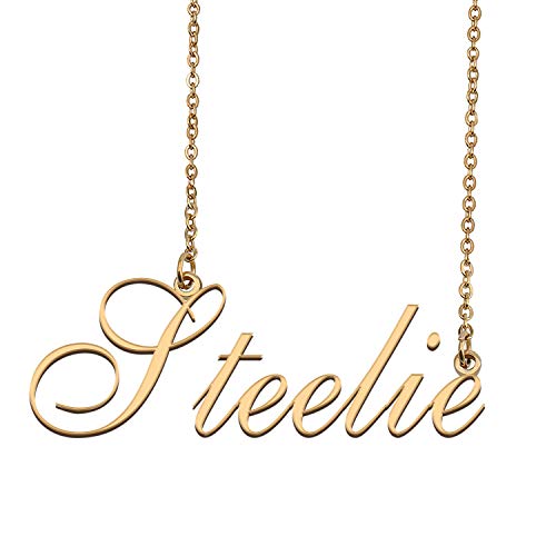 HUAN XUN Custom Made Delicate Any Name Necklace for Mother Steelie