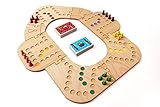 Keezbord Hölzernes Totalbox 2,3,4,5,6,7 und 8 sp. keezenspiel - tokkenspiel - keezen