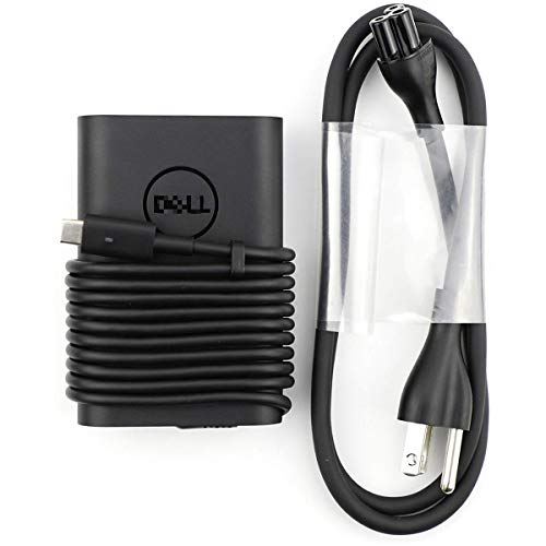 Big Sale 65W Type-C Charger Fit for Dell Latitude 12 5285 5289 5290 7212 7275 7285 7290, XPS 13 9350 9360 9365 9370 Laptop Power Supply Adapter Cord