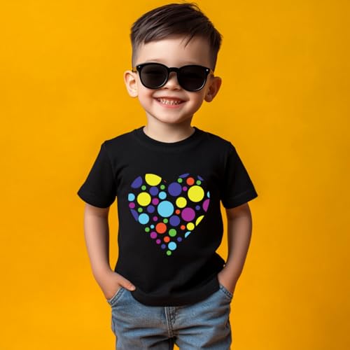 Toddler Boys Girls Kids Dot Day Shirt – Happy International Dot Day Outfit,2T-8T4