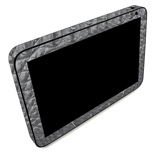 Image of MightySkins Carbon Fiber Skin Compatible with Amazon Echo Show 8 (Gen 2) - Gator Back | Protective, Durable Textured Carbon Fiber Finish | Easy to Apply | Made in The USA
