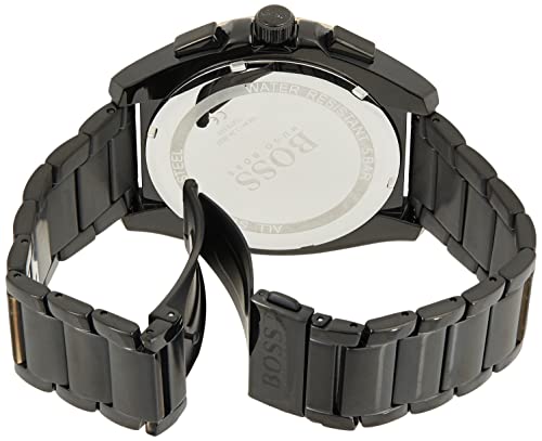 Hugo Boss Stainless Steel Grandmaster Analog Black Dial Men's Watch-1513885 - Image 2