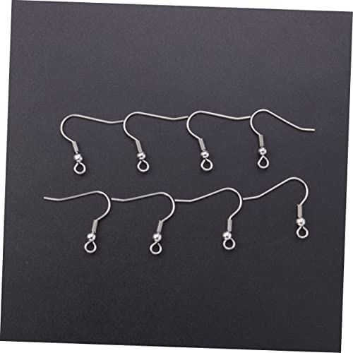 TEHAUX 100 Pçs Brincos De Prata Esterlina Brincos De Gancho De Peixe Acessórios De Basquete Brincos