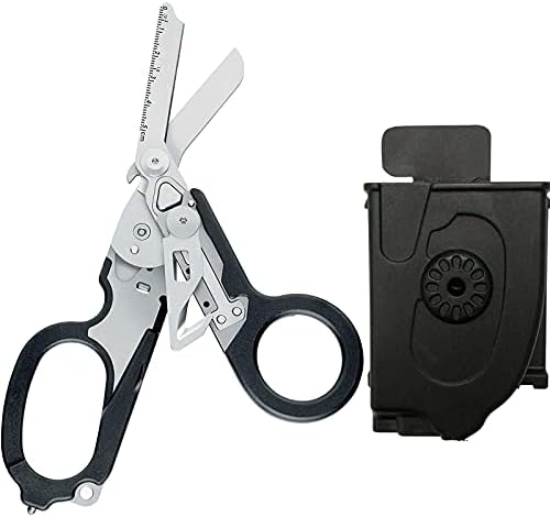 6 in 1 Multifunction Emergency Response Folding Shears, Folding Pliers Scissors Foldable Outdoor Multitool Plier Shears, Outdoor Camping Rescue Scissors Tools