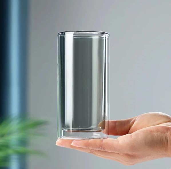 Color Fusion Double Glass Cups