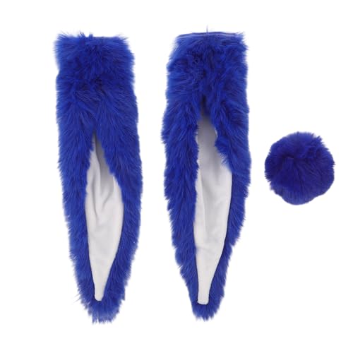 Orejas conejo felpa casco moto accesorios navidad decorativos set PRETYZOOM suave
