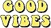 Good Vibes Tumblr, Aesthetic, Yellow Sticker Decal Window Bumper Sticker Vinyl 5"