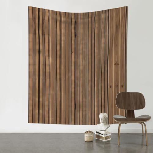 Tapisserie décorative suspendue avec finitions en bois massif imprimé haut de gamme