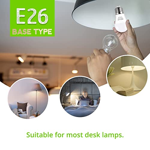 Brothlaw 25 Watt Equivalent Light Bulbs, A15 Led Bulb 3W E26 Base 2700K Warm White Low Watt Light Bulbs,Nightstand Light Bulb, Table Lamp Bulb, 4 Pack #TOP2