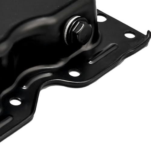 Image of KAX GMP92A Engine Oil Pan Fit for Chevrolet Malibu 2013-2015, Buick Regal /Chevrolet Impala 2014-2016, Cadillac ATS 2013-2016, Cadillac CTS 2014-2015, with Drain Plug