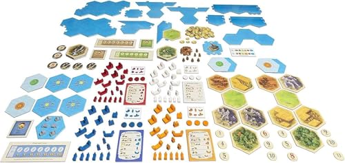Image of CATAN Explorers & Pirates Board Game Expansion - Set Sail on Epic Adventures! Strategy Game, Family Game for Kids and Adults, Ages 12+, 3-4 Players, 90 Minute Playtime, Made by CATAN Studio | Set Sail on Epic Adventures, Strategy Game, Family Game for Kids and Adults, Ages 12+, 3-4 Players, 90 Mins