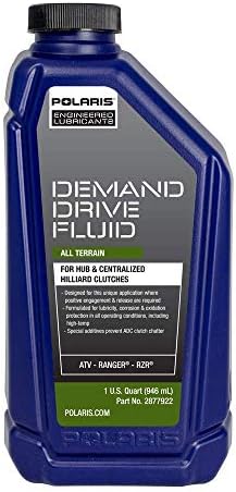 Polaris Demand Drive Front Gearcase and Centralized Clutch Drive Fluid, for ORVs, 2877922, 1 Quart