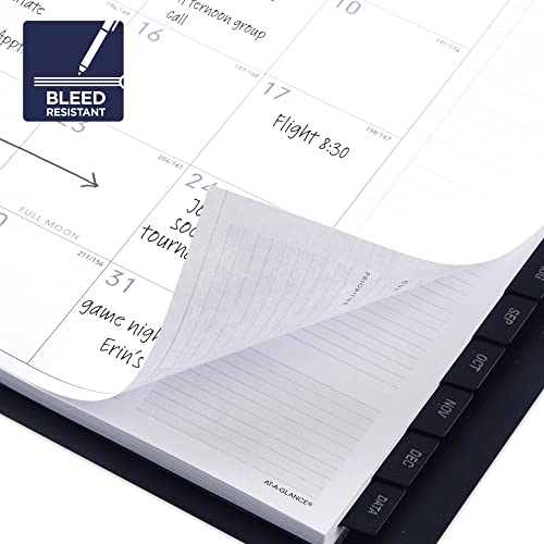 AT-A-GLANCE 2022-2023 Planner, Monthly Academic, 7" x 8-3/4", Medium, Black (7012705) - Image 3