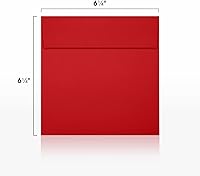 Vista 355 de LUXPaper Sobres de invitación cuadrados Despegar y prensar 8 x 8 pulgadas Natural Texto de 70 libras 50