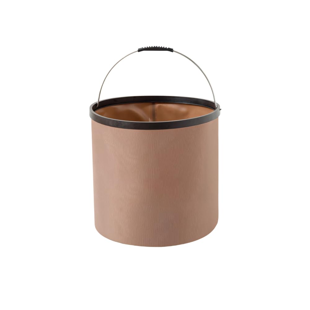 Foldable Bucket, 10L/20L Large Capacity Portable Water Bucket with Metal Handle, Folding Water Container for Fishing Camping Hiking Washing