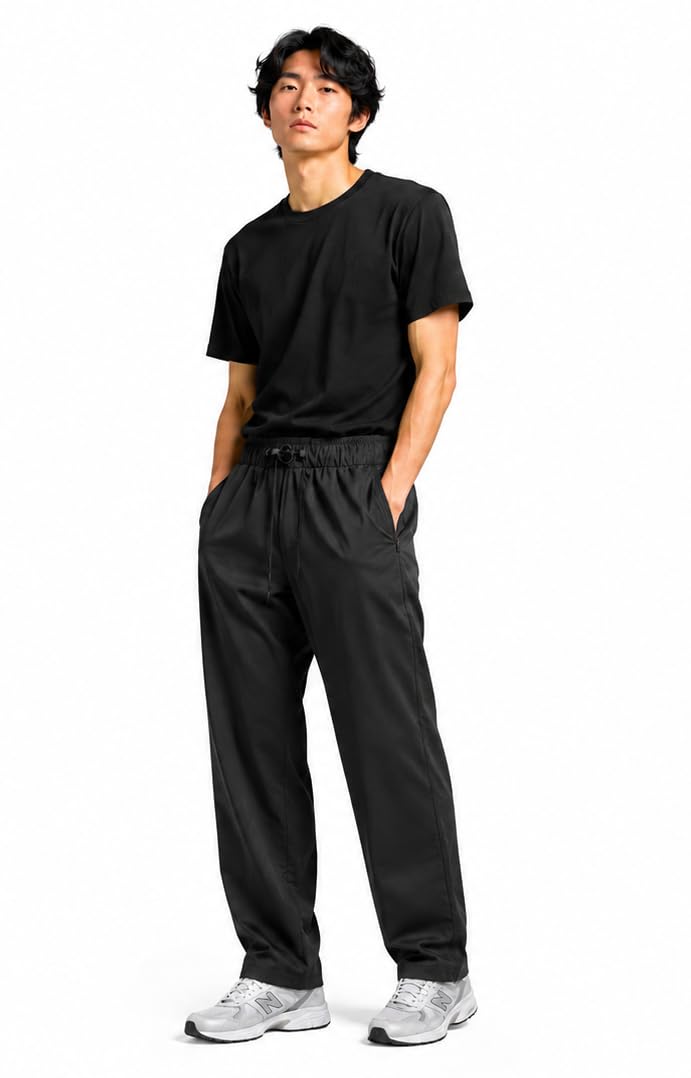 Men's Regular Fit Track Pants | Gym Joggers with Zipper Pockets Soft, Lightweight and Breathable fabricRegular fit with Comfortable All-Day wear-picture-29
