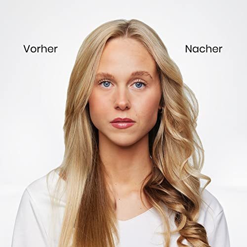 Foto von Equl 7in1 Haarstyler, Stylingset mit 7 Aufsätzen, nutzbar als Föhn, Lockenstab, Volumenbürste und Warmluftbürste. Optimale Nutzung durch 3 Temperaturstufen | Für feines, normales und dickes Haar.