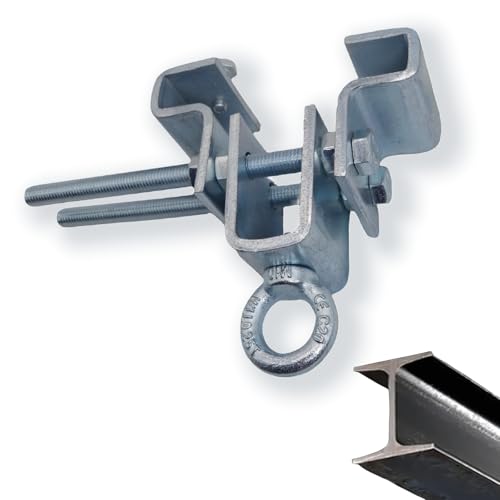 Heavy Bag Bracket I-Beam Heavy Duty Boxing Bracket Easy to Install Heavy Bag Steel Beam Clamps Boxing Steel Beam Clamps for Gyms (Upgraded and Widened 2.36