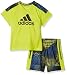 adidas Baby Boys' Sleeve Tee and Short Set