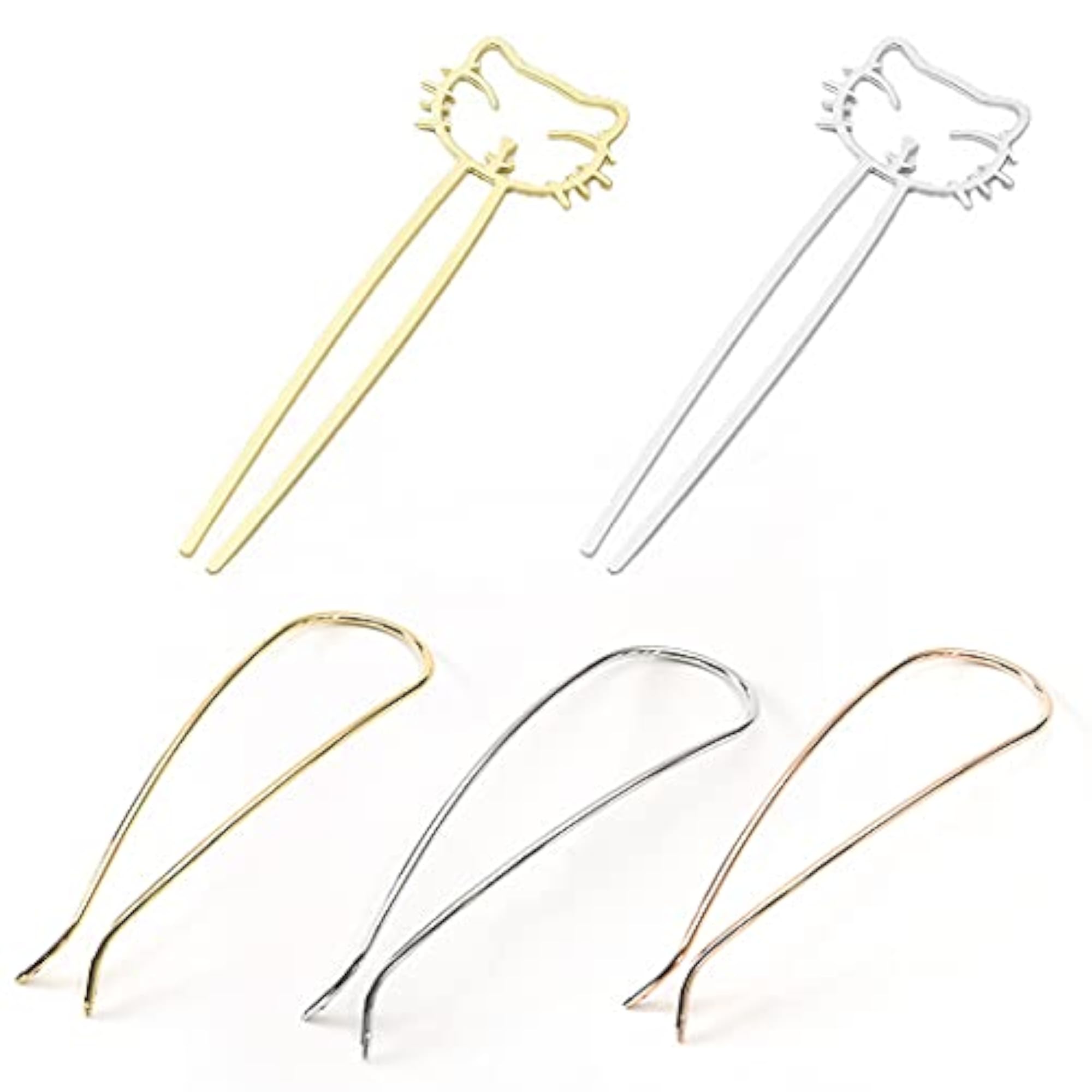 Elegant U Shaped Hair Pins for Ladies