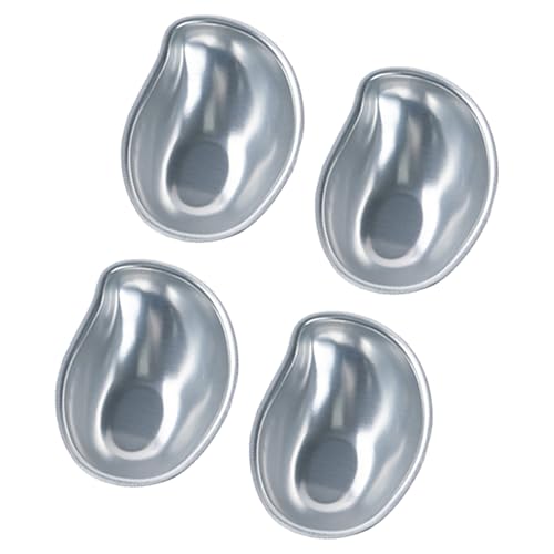 Juego de 4 moldes de aleación de aluminio de grado alimenticio, diseño de mangos de melocotón, herramienta de horneado fácil de liberar para el hogar, cocinas y pastelería