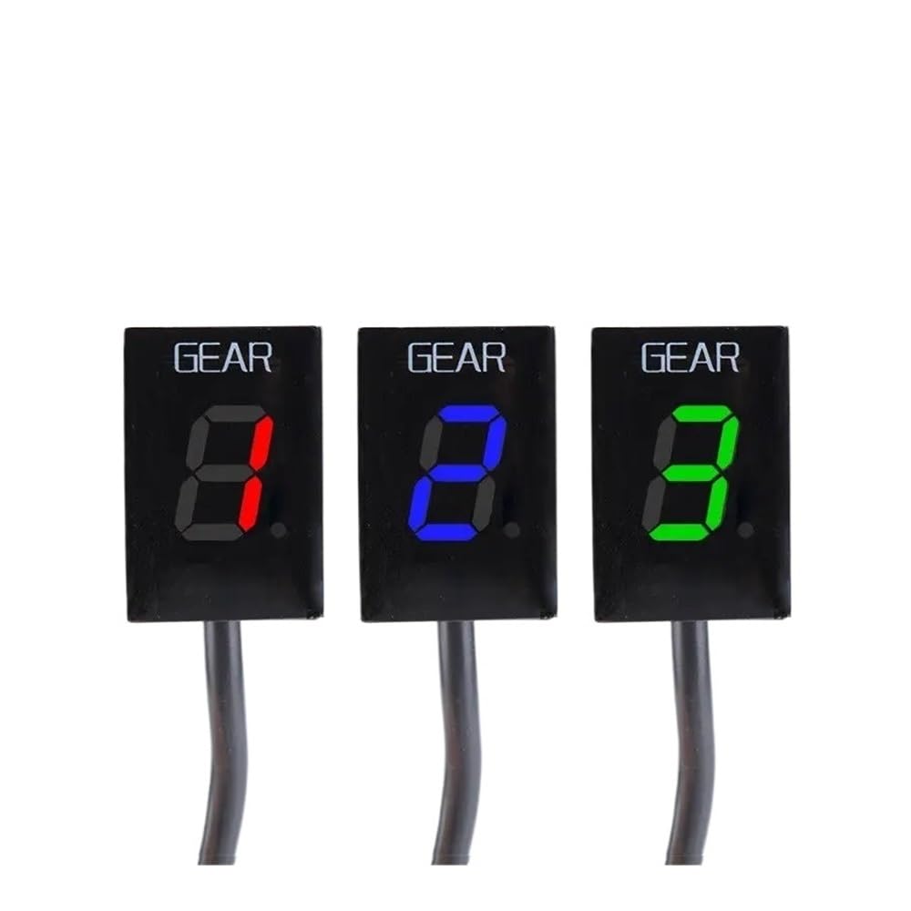 Indicatore Digitale di Marcia per Moto Streetfighter 848 1100S 1100 S 2009 2010 2011 2012 2013 2014, Display Digitale a 6 Livelli (Blu)