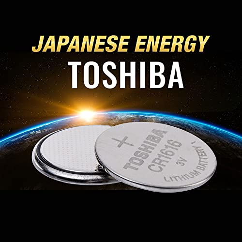 TOSHIBA CR1616 - Pilas de botón de litio de 3 V, paquete de 5