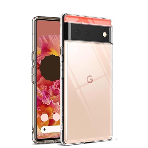 Crystal Clear Case for Google Pixel 6 Pro Silicone Case 100% Transparent German Material Ultra Thin Transparent Mobile Phone Case for Google Pixel 6 Pro