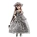 Xin Yan Bjd 1/3 Bambola Giunti a Sfera Bambola Giocattolo Fai da Te con Vestiti Vestito Scarpe Parrucca Trucco Capelli Bellezza Ibest Regalo per Natale-60cm (Color : Rowling)