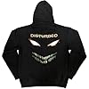 Rock Off officially licensed products Disturbed The Face Band Logo Zipped Hoodie XXL Black #1