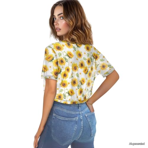 Image of Womens Short Sleeve Cardigans Lightweight Summer Cardigan Trendy Bolero Shrug Cute Floral Cardigan Sheer Bolero