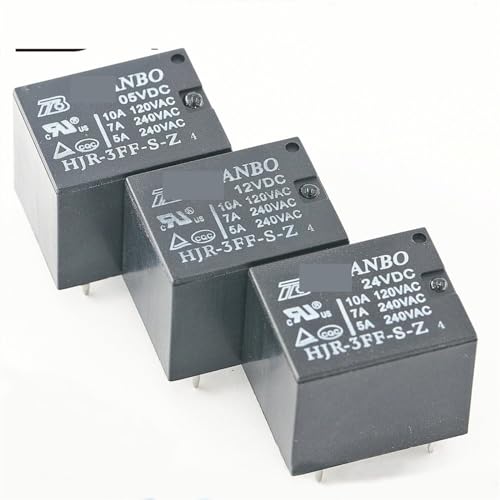 Relé HJR-3FF-SZ-12VDC T73 micromódulo de conmutación electrónica de 5 pines para placas PCB 2