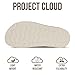 Project Cloud Comfortable Sandals Women - Lightweight with Plush & Soft Insole Buckle Womens Sandals - Non Slip and Durable Fashion Platform Slides for Women 2026 (Light, CREA,7M)