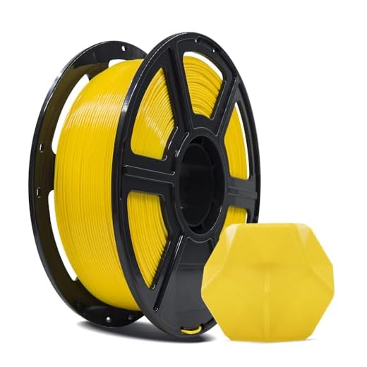 FLASHFORGE Filamento de impresora 3D PLA PRO, 1,75 mm, bobina de 1 kg, precisión dimensional +/- 0,02 mm para impresoras FDM 3D, mejor tenacidad y sin botones, amarillo