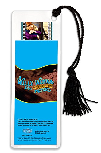 Willy Wonka And The Chocolate Factory Filmcells Bookmark With Tassel And 35Mm Movie Film Cell #TOP2