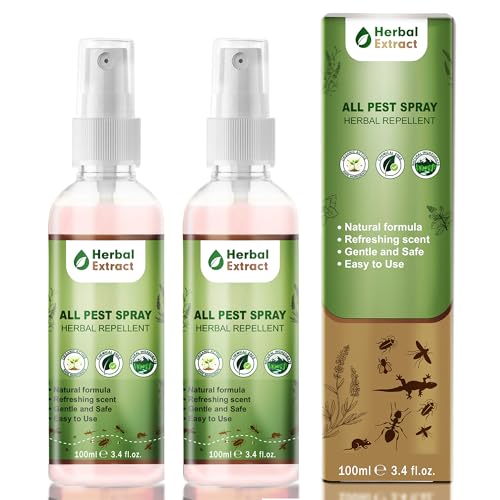 Image of All-in-One Insect Repellent Spray 100ml Each|Natural Room Spray for Mosquitoes,Cockroaches,Lizards,Ants & Flying Insects|Chemical-Free,Irritant-Free|Baby,Pet & Plant Safe|Pack of 2