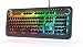 Produktbild GAMEPOWER Starscream Mechanische Gaming-Tastatur, Rote Optische Schalter, RGB, 105 Tasten, Wasserdicht, QWERTZ DE-Layout, USB-Kabel, Ergonomisches Design, Schwarz