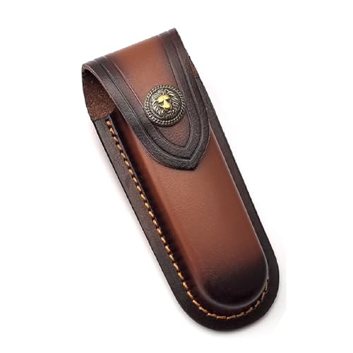 Yoaeyok 1 Pièce Etuis pour Couteaux, Housse en Cuir pour Couteau Étui en Cuir pour Couteau Pliant Sac à Couteau Vintage Étui à Couteau pour Couteaux Pliants,...
