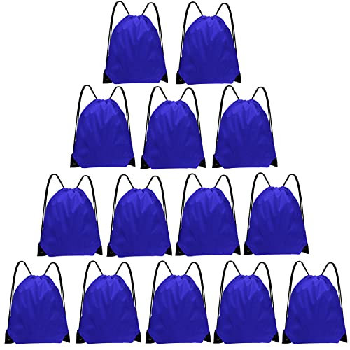 Grneric Drawstring Bags Bulk 14 Pcs Drawstring Backpack 16.5x13.4in