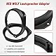 RED WOLF Lautsprecherringe Adapter für Opel FIAT Alfa Romeo Citroen Peugeot, Auto Türlautsprecher Adapter Vorne 2 Stück Lautsprecheradapter