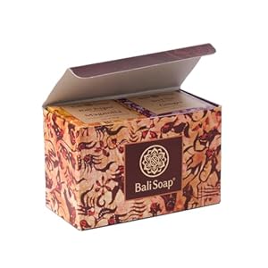 Bali Soap - Batik Gift Set - Handmade Moisturizing Natural Soap Bar for Face & Body, Vegan Handmade Plant Based, 3.5 Oz each Mix 6 Pack (Jasmine/Lemongrass/Ginger/Magnolia/Papaya/Sandaldwood) Bali Soap Batik Gift Set Handmade Moisturizing Natural Soap Bar for Face Body Vegan Handmade Plant Based 35 Oz each Mix 6 Pack JasmineLemongrassGingerMagnoliaPapayaSandaldwood