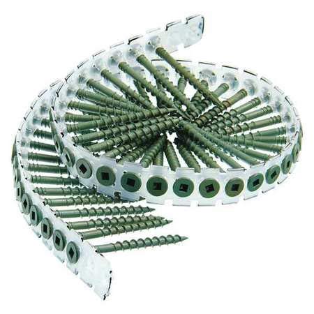 08D200W, Drywall Screws, No. 8, 2 in. L, Flat, PK1000